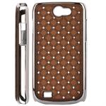 Bling Cover til Galaxy W (Brun)